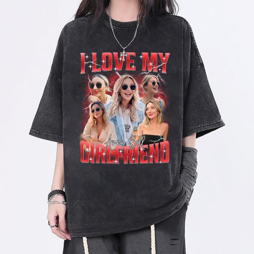 Custom I Love My Girlfriend Shirt Customize Photo Bootleg Idea Tee Girlfriend Photo Shirt Valentine Shirt Shirt For Boyfriend Girlfriend