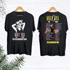 Madonna Celebration Tour 2024 Vintage Shirt Iconic 90s Madonna Fan Gift Four Decades Tour & Concert Memorabilia