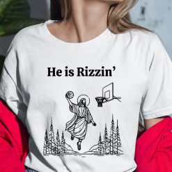 He Is Risen Easter Jesus Playing Basketball Shirts