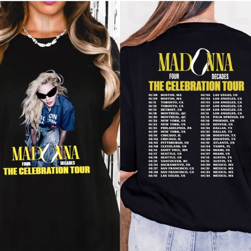 Vintage Madonna The Celebration Tour 2024 T-shirt