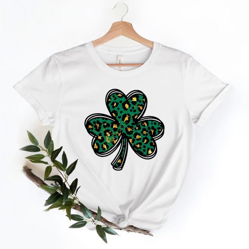 Shamrock Leopard St Patrick's Day Shirt