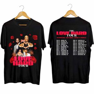 The Love Hard Tour 2024 Shirt The Love Hard 2024 Concert Shirt Keyshia Cole Trey Songz K Michelle And Jaheim 2024 Shirt