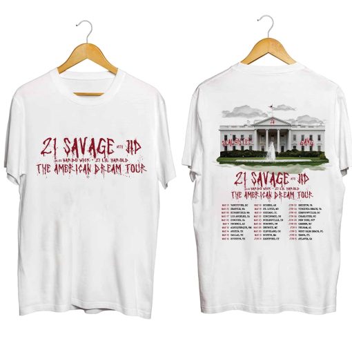 21 Savage 2024 Tour Shirt The American Dream Tour 2024 Shirt