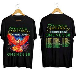 Carlos Santana And Counting Crows 2024 Tour Shirt The Oneness Tour 2024 Shirt