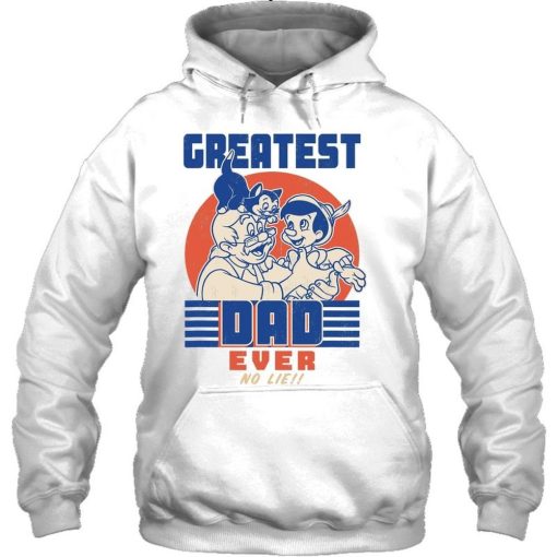 Disney Pinocchio And Geppetto Greatest Dad Ever No Lie Shirts