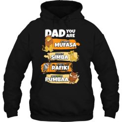 Disney The Lion King Dad You Are Word Stack Funny Shirts