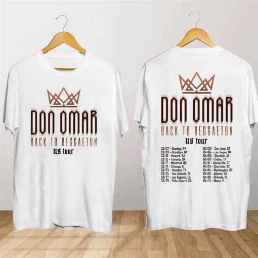 Don Omar Back To Reggaeton Us 2024 Tour Shirt Don Omar Concert Shirt Back To Reggaeton Us 2024 Tour TShirt