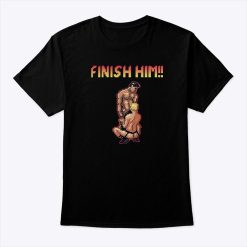 Gay Sex Finish Him Shirt Mortal Combat Mashup Video Game