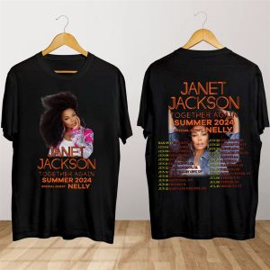 Janet Jackson Together Again Summer Tour 2024 Shirt