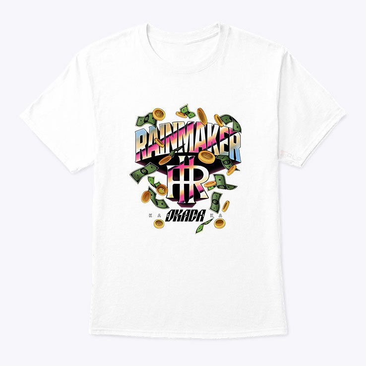 Kazuchika Okada Downpour T Shirt - CornerPrints | Handmade ...