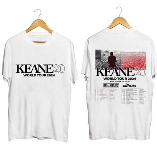 Keane Hopes And Fears 2024 Concert Shirts