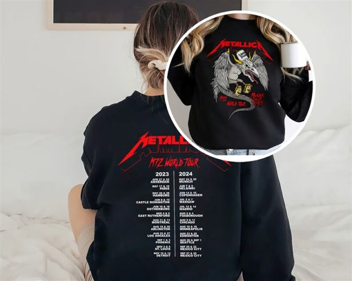 Metallica 72 Seasons 2023 – 2024 World Tour Shirts