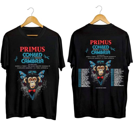 Primus And Coheed And Cambria Summer 2024 Us Tour Shirt Primus Shirt