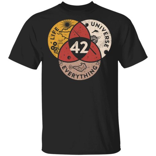 Science 42 Angel Number Life Universe Everything Number 42 Shirt