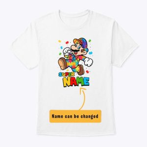 Super Autism Mario Personalized Shirt