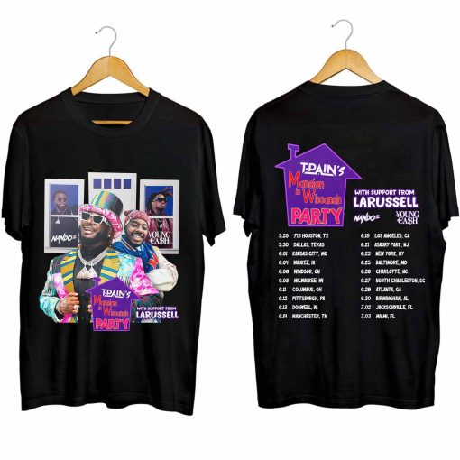 T-pain 2024 Tour Mansion In Wiscansin Party Tour 2024 Shirts