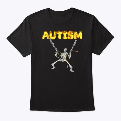 Autism Skeleton Meme T Shirt