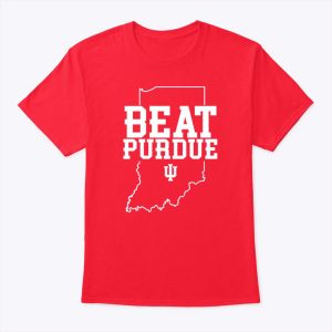 Jacob Mangum-Farrar Wearing Indiana Beat Purdue T-Shirt