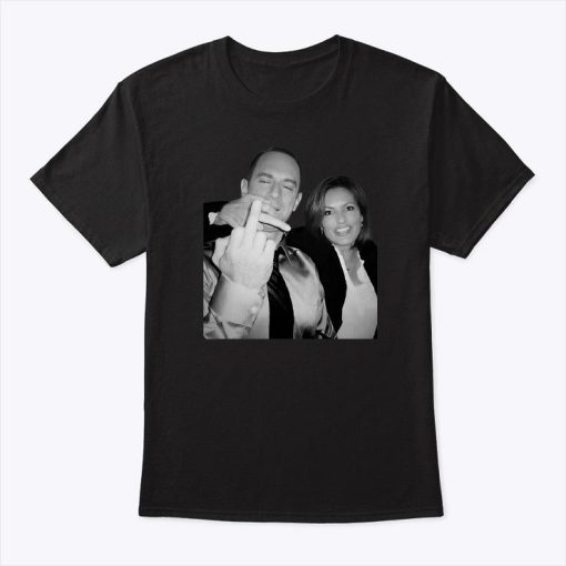 Law & Order Elliot Stabler And Olivia Benson Middle Finger Shirt