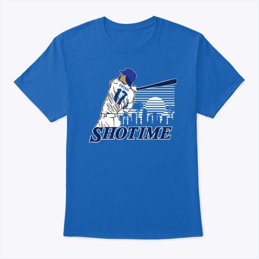 Los Angeles Dodgers Shohei Ohtani Shotime Skyline T Shirt