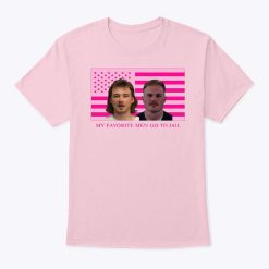 Pink My Favorite Men go to Jail Morgan Wallen Zach Bryan Mug Shot Shirt