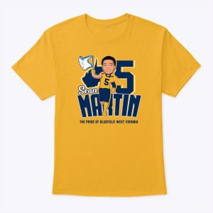 Sean Martin #05 West Virginia Mountaineers 2024 Signature Shirt