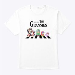 Bluey Friends Abbey Road Here Come The Grannies T Shirt