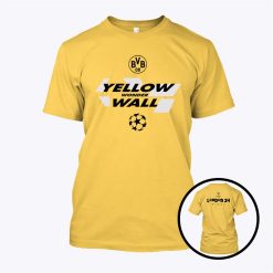 Borussia Dortmund Yellow Wonder Wall 2024 Uefa Champions League Final Shirt