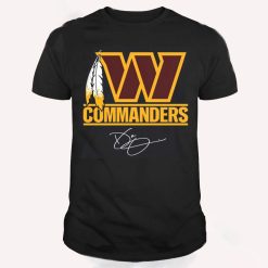 Coach Dan Quinn Washington Commanders Signature T-Shirt