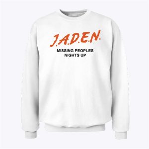 Jaden Missing Peoples Nights Up Sweatshirt Sweatshirt, Hoodie