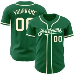 Kelly Green Baseball Jersey, Christmas Jersey, Irish jersey, Baseball Fans Jersey, Personalized Number Baseball Team, Baseball Couple Jersey