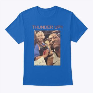 Oklahoma City Thunder Jalen Williams And Baby Girl Selfie Thunder Up Shirt