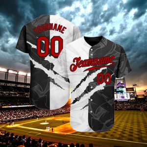 Personalized Graffiti Baseball Jersey Baseball Team Baseball Jersey Halloween Baseball Team Baseball Fans Jersey Baseball Couple Jersey