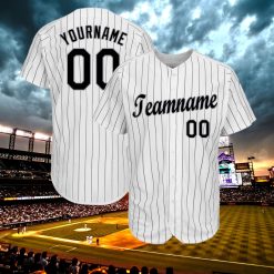 Personalized Name Custom Request Stripe Line Baseball Jersey For Baseball Fans American Baseball Lovers In The Us Baseball Fans Jersey