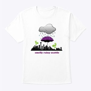 Washington Huskies Smelly Rainy Seattle T Shirt